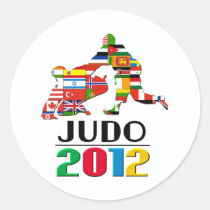Pegatina Redonda 2012: Judo
