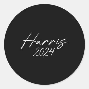 Pegatina Redonda 2024 Camisa Al Presidente 47 Kamala Harris 2024