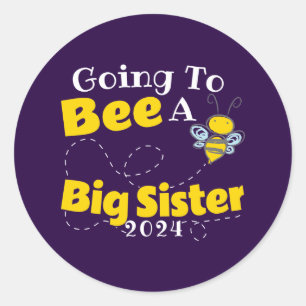 Pegatina Redonda 2024 se convertirá en una gran hermana - Bumble Be