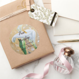 Pegatina Redonda 2025 JW convention customizable