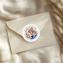 Pegatina Redonda 2025 JW Pure Worship Convention Family