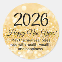 2026 feliz año nuevo, guión elegante, purpurinas d