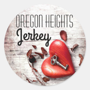 Pegatina Redonda 20 - 1.5" Pegatinas de negocios País Madera Clave 