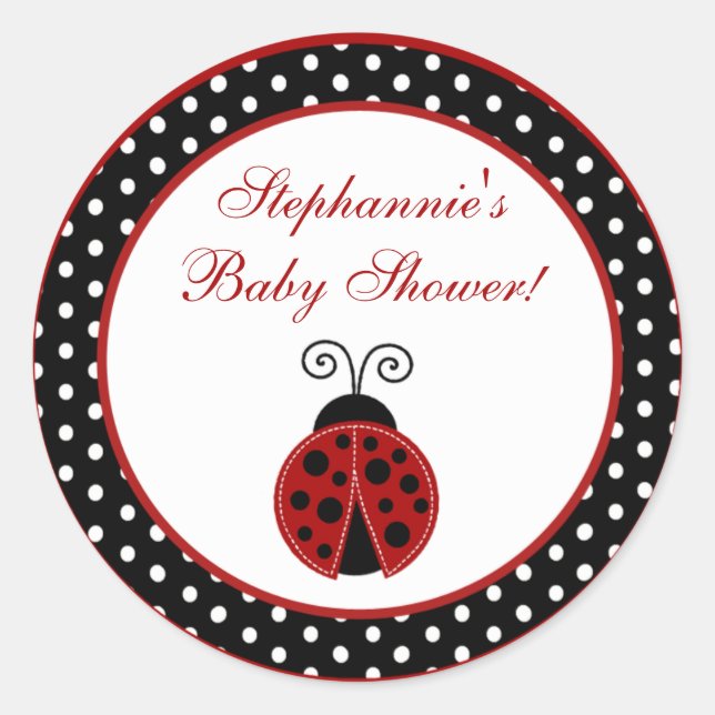 Pegatina Redonda 20 - 1.5" Pegatinas favoritos Bicho rojo (Anverso)