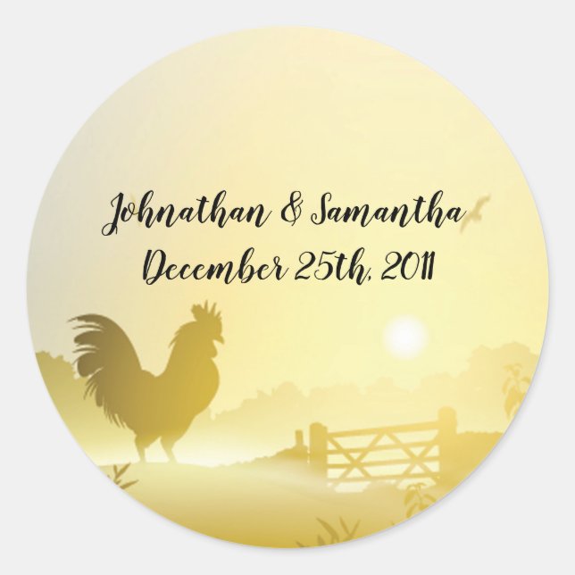 Pegatina Redonda 20 - 1.5" Pegatinas favoritos número de granjas so (Anverso)