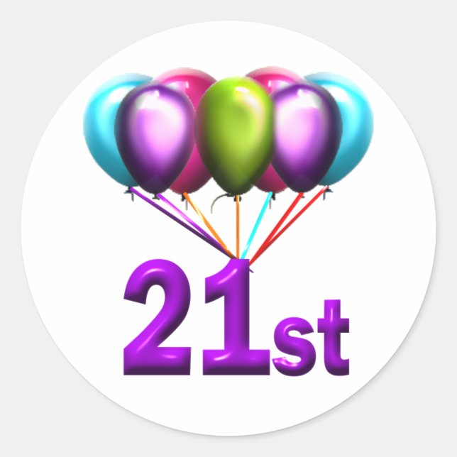 Pegatina Redonda 21ro (Anverso)