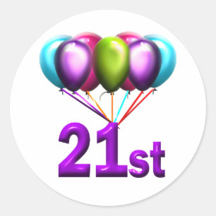 Pegatina Redonda 21ro