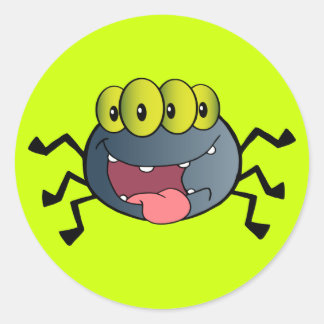 Pegatina Redonda _2387-Happy-Spider-Personalizado-Character PERSONA