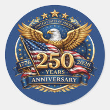 250 Años de Independencia Americana Patriótica 