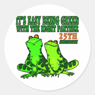 Pegatina Redonda 25.º aniversario1