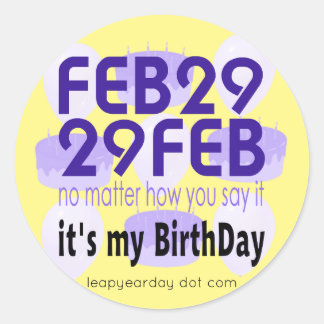 PEGATINA REDONDA 29 FEB
