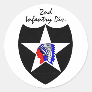 PEGATINA REDONDA 2.ª DIVISIÓN DE INFANTERÍA