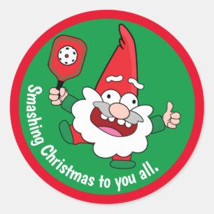 Pegatina Redonda 🎅 🤶 2 Navidades de personalizable