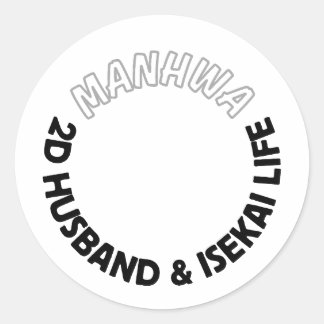 Pegatina Redonda 2d husband and isekai life sticker | manhwa sticke