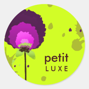 Pegatina Redonda 311 Allure Purple Allium Neon Green