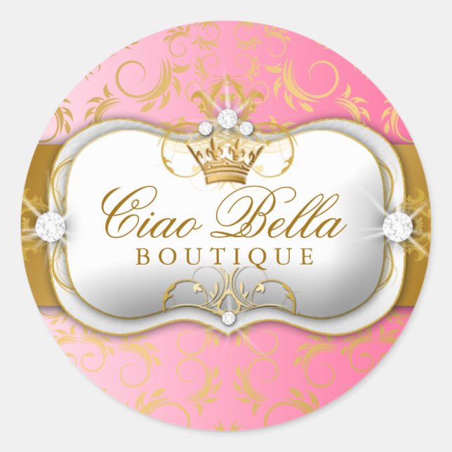 Pegatina Redonda 311 Ciao Bella Golden Divine Fade (Anverso)
