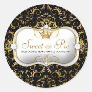 Pegatina Redonda 311 Ciao Bella Golden Divine Rich Black