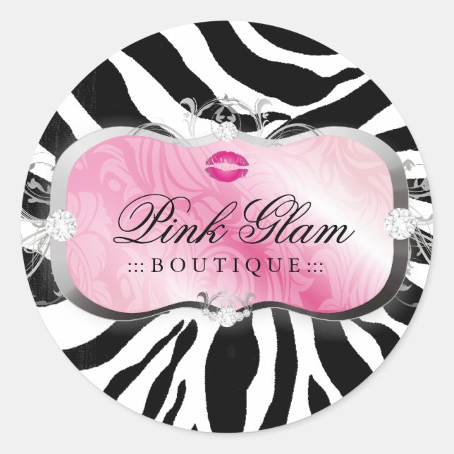 Pegatina Redonda 311 Dulces de Plata Rosa Lávidos Dulces Sassy (Anverso)