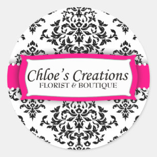 Pegatina Redonda 311 Gritando sobre el pastel - Fresa