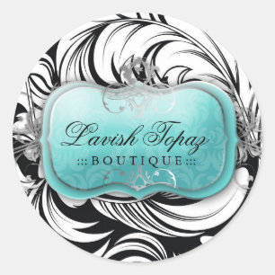 Pegatina Redonda 311 Pegatinas de Plata Rosa Lavish