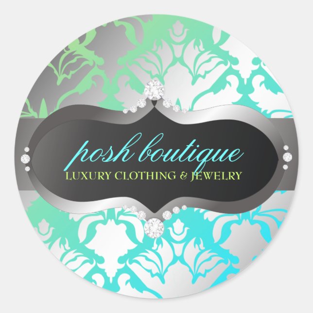 Pegatina Redonda 311 Rótulo de Zeopard se encuentra con el capricho (Anverso)