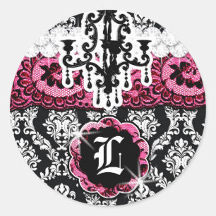 Pegatina Redonda 311 Wild Mix n Match Damask