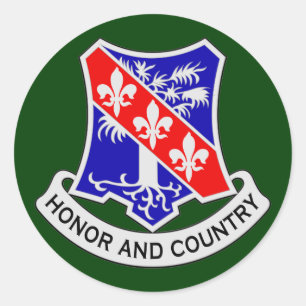 Pegatina Redonda 327o Regimiento de infantería DUI