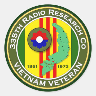 Pegatina Redonda 335o RRC 2 - ASA Vietnam
