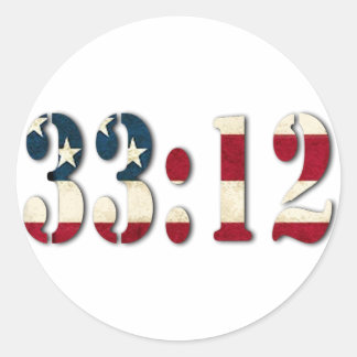 PEGATINA REDONDA 33:12 #1