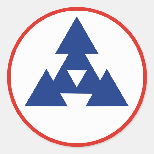 Pegatina Redonda 3.ª COSCOM Alemania (Anverso)