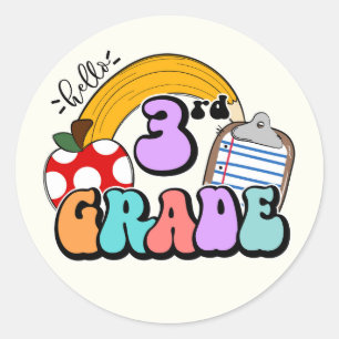Pegatina Redonda 3.ᵉʳ Grado