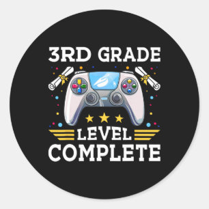 Pegatina Redonda 3.ᵉʳ Grado De Jugadores Completos Cl De 2025 Boy