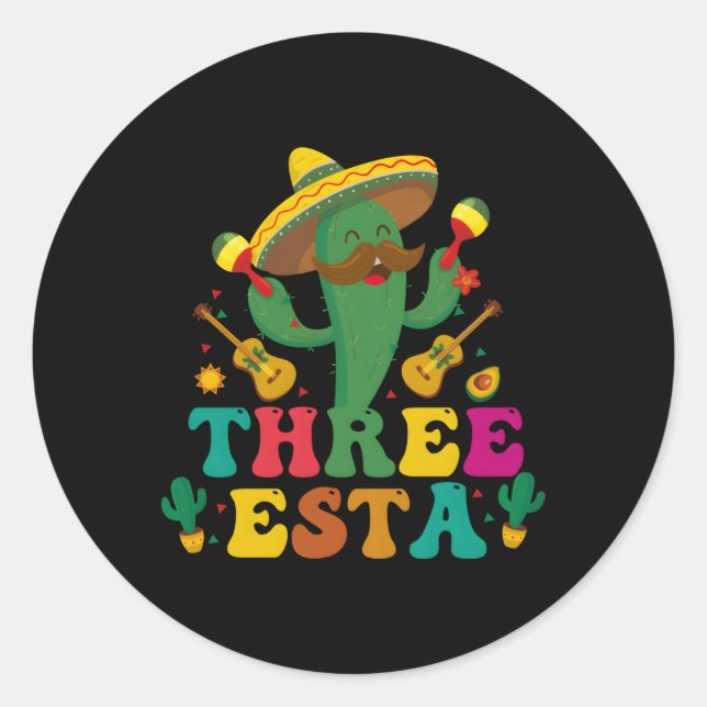 Pegatina Redonda 3.ᵉʳ Py 3 Esta (Anverso)
