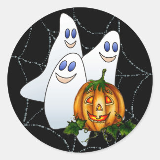 Pegatina Redonda 3 ESCUCHOS, WEB y JACK por SHARON SHARPE