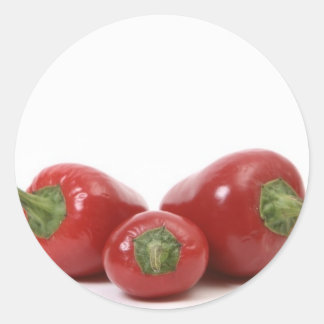 Pegatina Redonda 3 Peppers