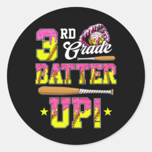 Pegatina Redonda 3er Grado Butter Up Helado Suave Goteo Ck Al Coleg