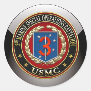 Pegatina Redonda 3ro MSOB [3D]