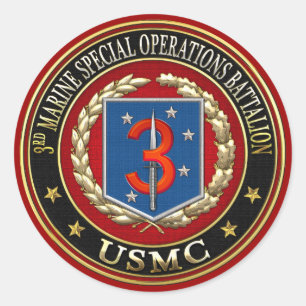 Pegatina Redonda 3ro MSOB [3D]