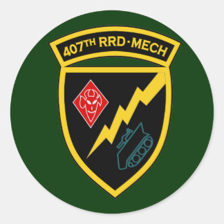 Pegatina Redonda 407ª RRD - Mech SSI