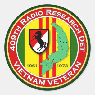 Pegatina Redonda 409o RRD - ASA Vietnam