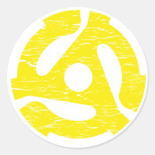 Pegatina Redonda 45 RPM retras