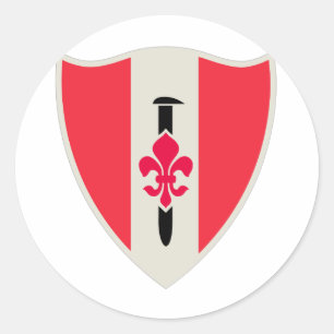 Pegatina Redonda 46.º Batallón de Ingenieros del Ejército