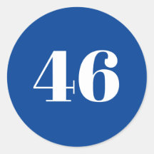 46 Botón moderno del presidente azul del Biden