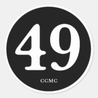 PEGATINA REDONDA 49CC MC "PARCHE OF HONOR"