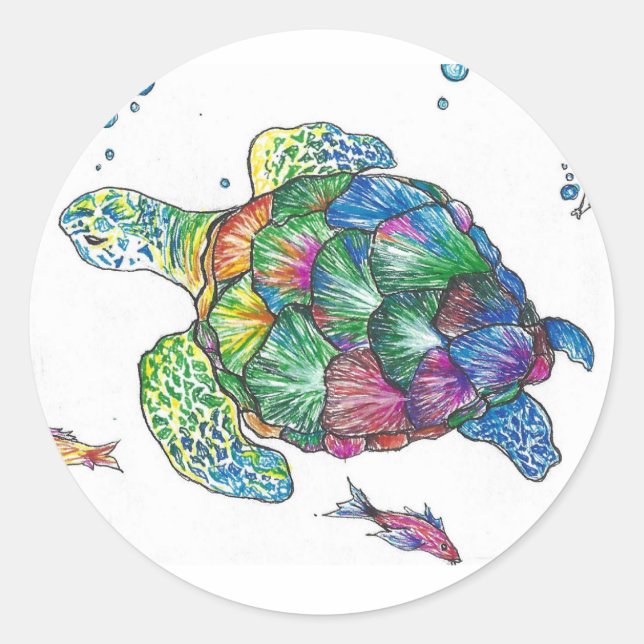 Pegatina Redonda 4.º bicho (Anverso)