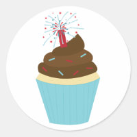 4 de julio Fiesta Cupcake