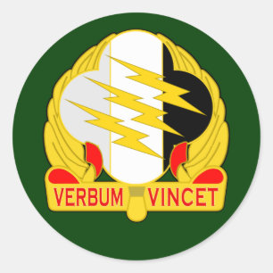 Pegatina Redonda 4to Grupo de operaciones psicológicas - DUI