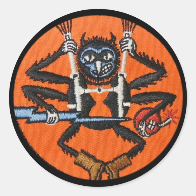Pegatina Redonda 507th PIR (Anverso)