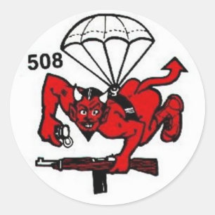 Pegatina Redonda 508th PIR
