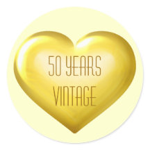 50 años del vintage del oro de aniversario de oro